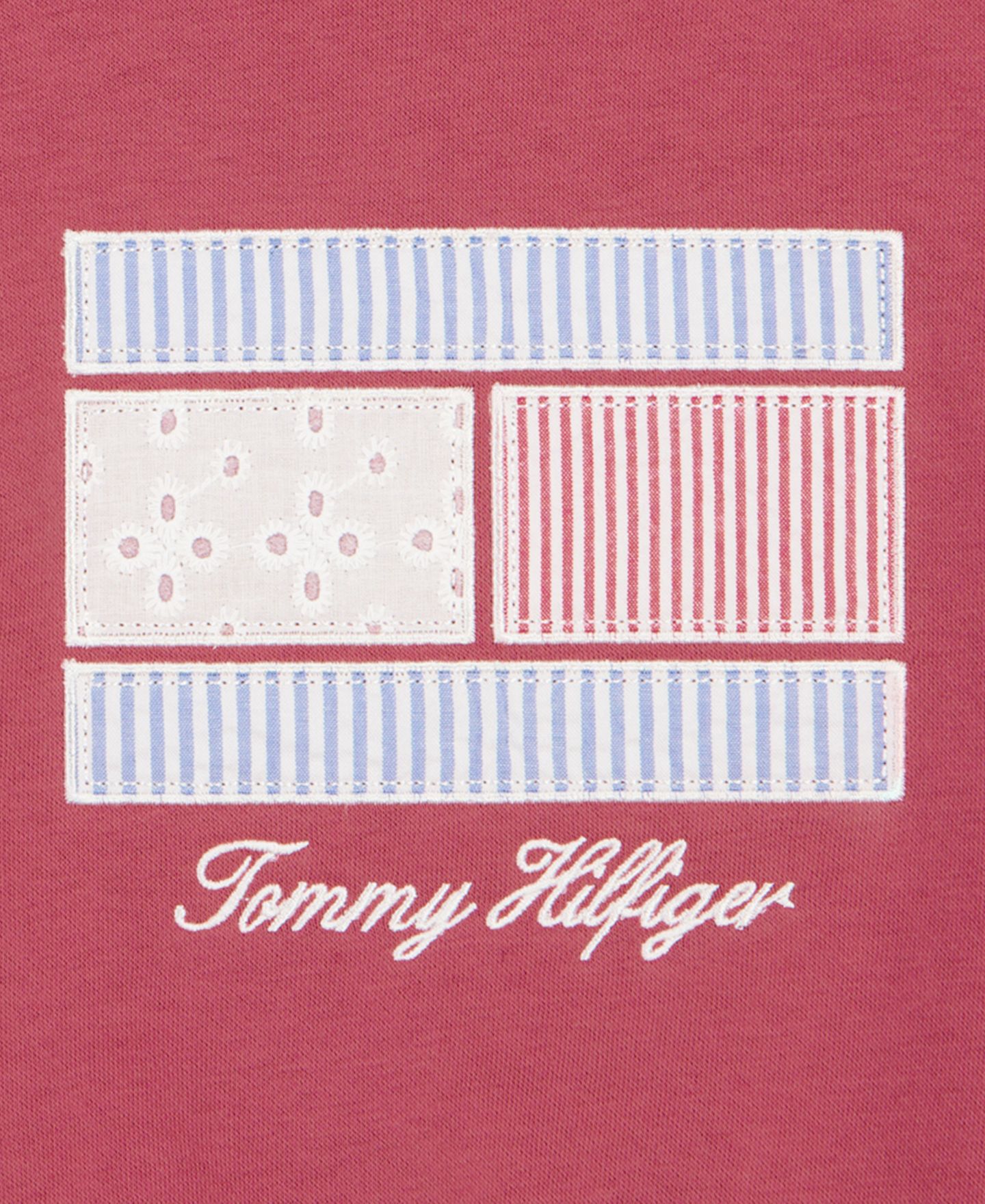 Комплект Tommy Hilfiger Long-Sleeve Hoodie and Pants, 2-Piece Set для девочек, цвет: Malaga — фото 4