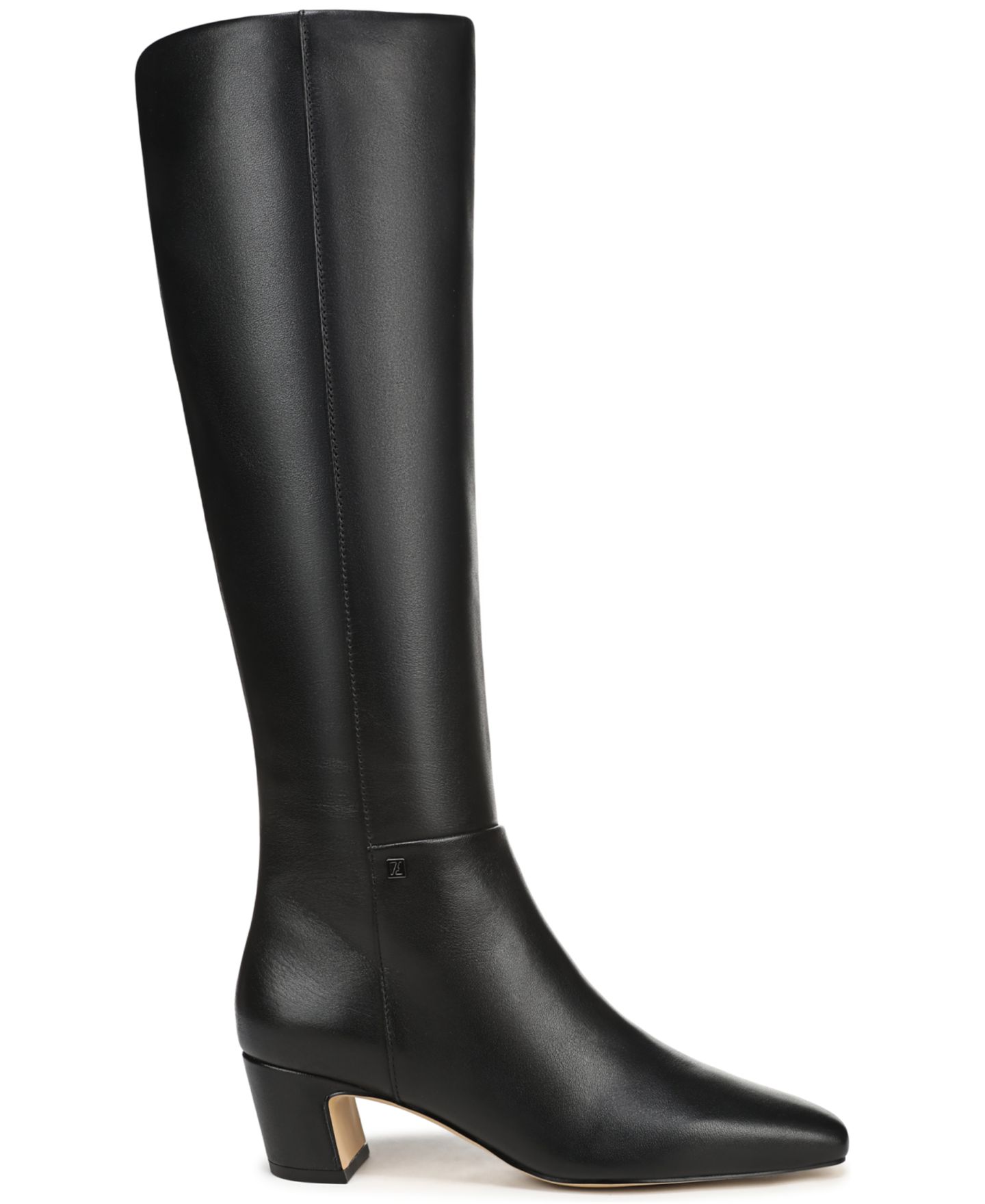 Женские ботинки Franco Sarto Flexa Shara Square Toe, цвет: Чёрный с принтом кожаный — фото 2