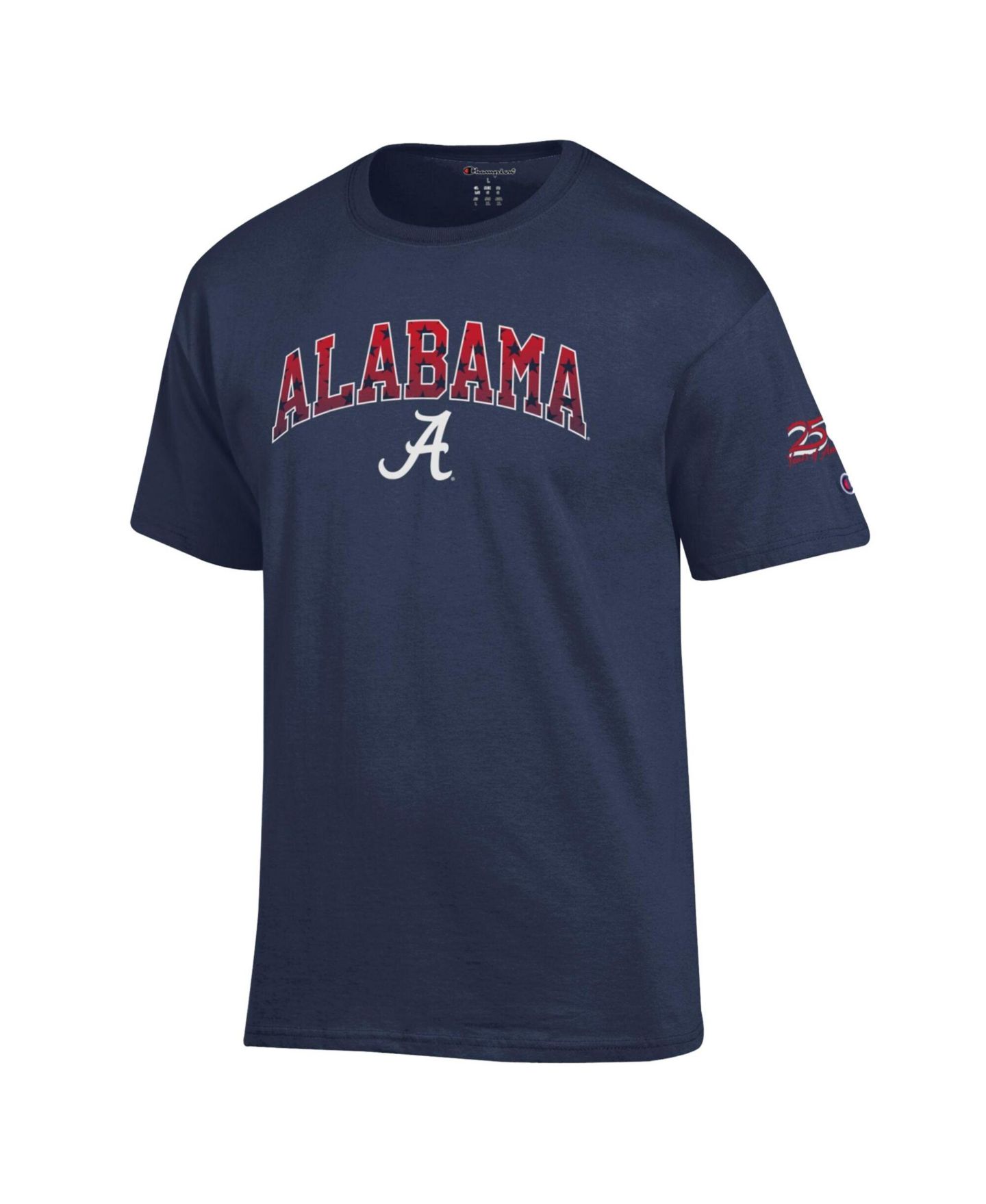Мужская футболка Champion Navy Alabama Crimson Tide Americana 250th Arch — фото 2