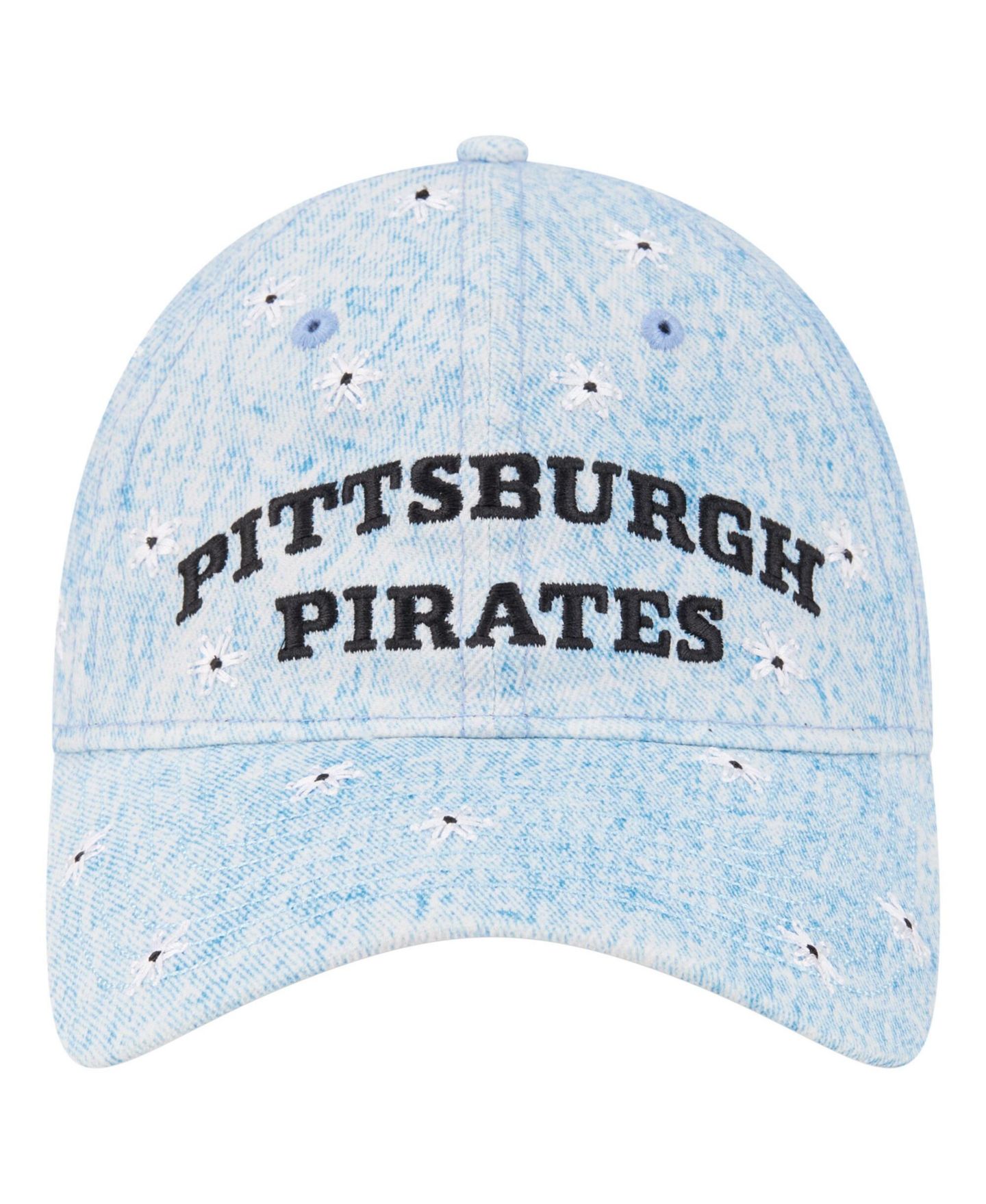 Женская кепка New Era Light Blue Pittsburgh Pirates Daisy All Over 9TWENTY Adjustable Hat — фото 5