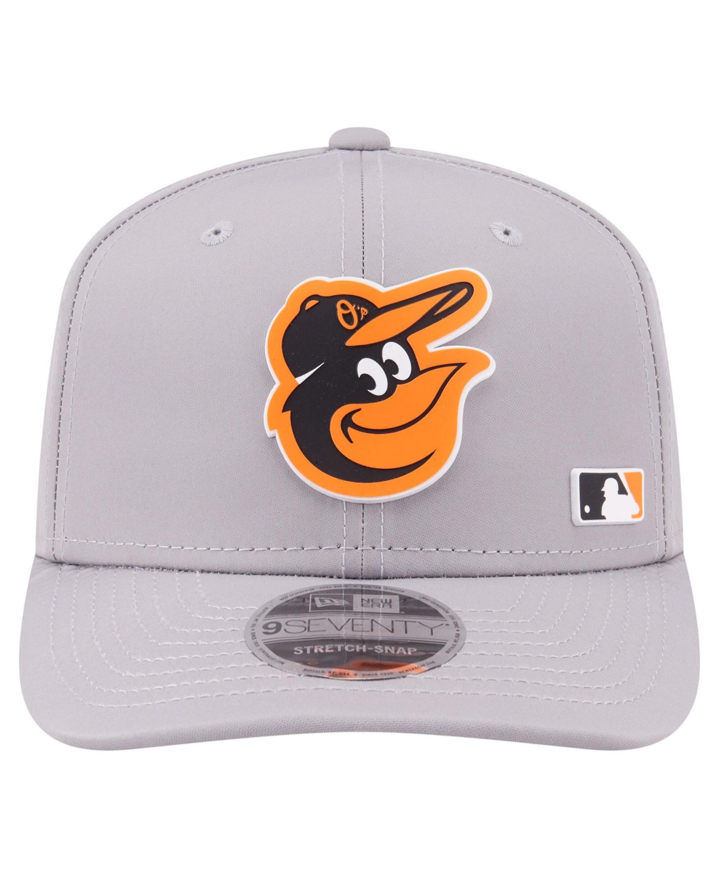 Мужская кепка New Era Gray Baltimore Orioles Laser Perforated 9SEVENTY Adjustable Hat — фото 5