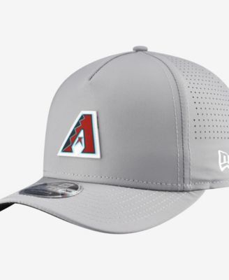 Men's Gray Arizona Diamondbacks Micro Logo 9FORTY M-Crown A-Frame Adjustable Hat