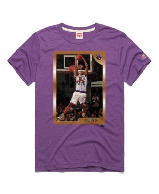 Men's and Women's Vince Carter Purple Toronto Raptors Topps Trading Card Player Tri-Blend T-Shirt