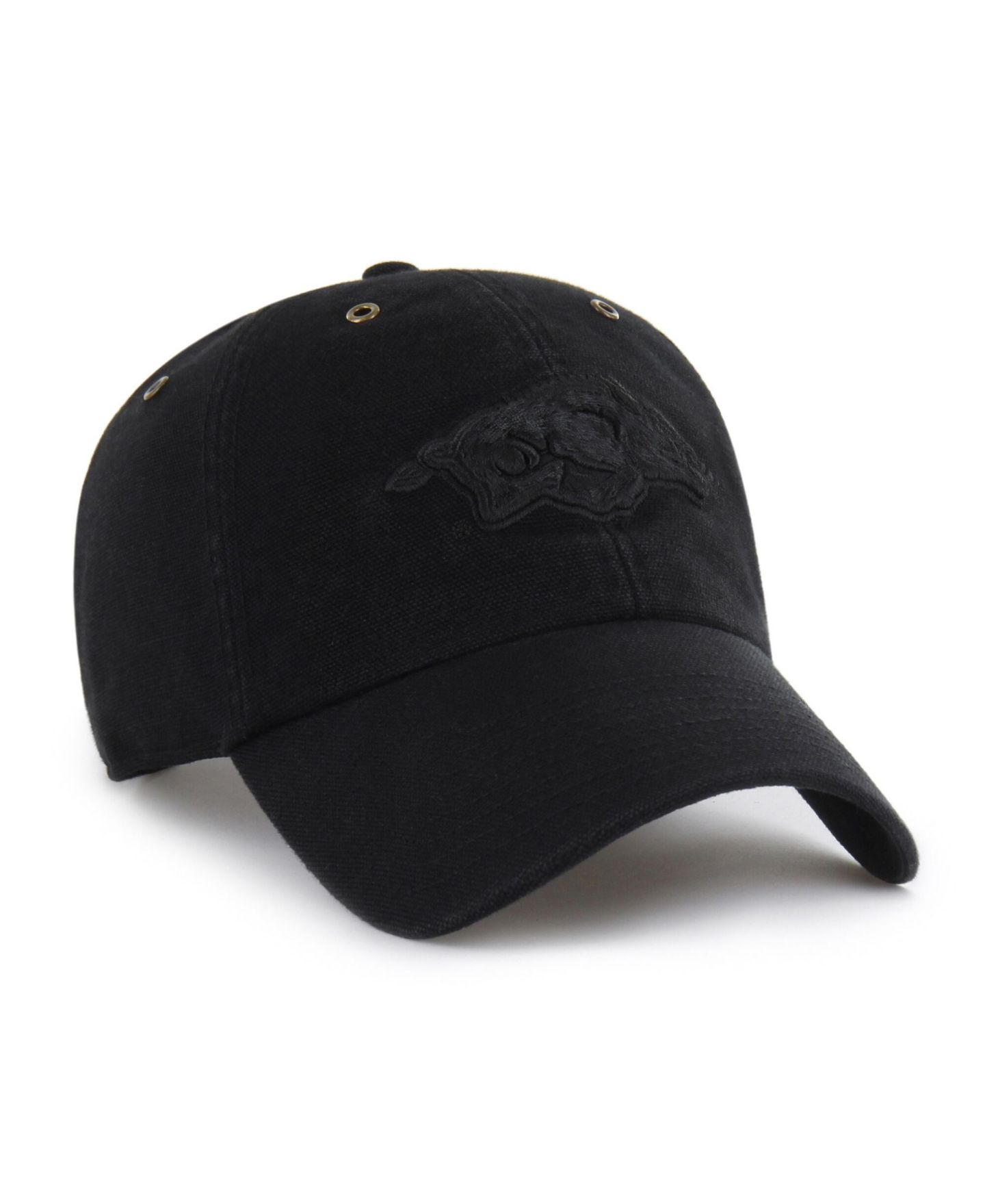 Мужская кепка '47 Brand Carhartt X '47 Black Arkansas Razorbacks Clean Up Adjustable Hat — фото 4