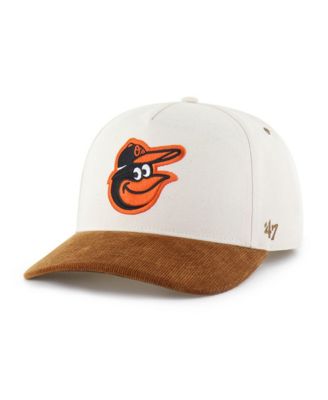 Carhartt X '47 Men's Natural/Brown Baltimore Orioles Undyed Relaxed Hitch Adjustable Hat