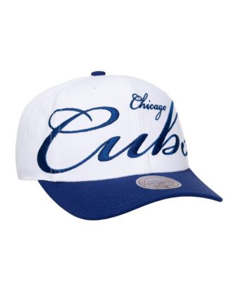 Men's and Women's White, Royal Chicago Cubs XL Script Pro Crown Adjustable Hat