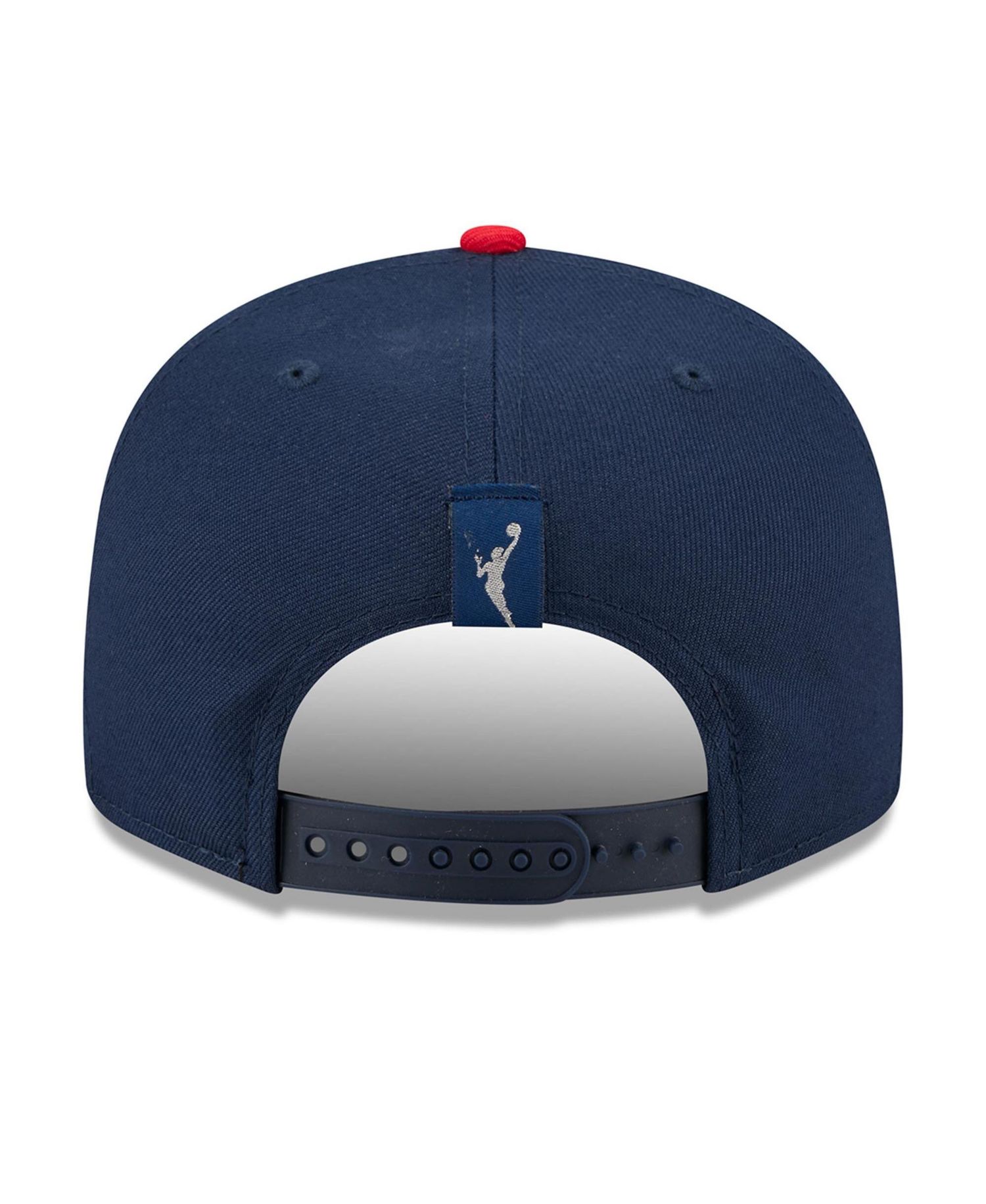 Men's and Women's Navy/Red Indiana Fever WNBA Tip-Off 2026 Metal Badge A-Frame 9FIFTY Snapback Hat