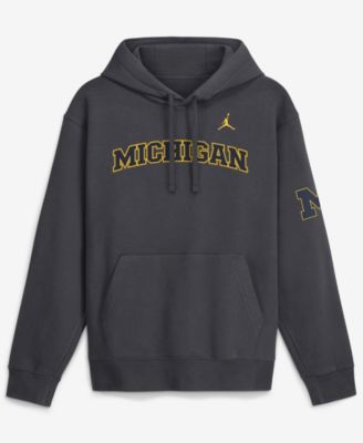 Men's Navy Michigan Wolverines 2026 Sideline Club Fleece Hoodie