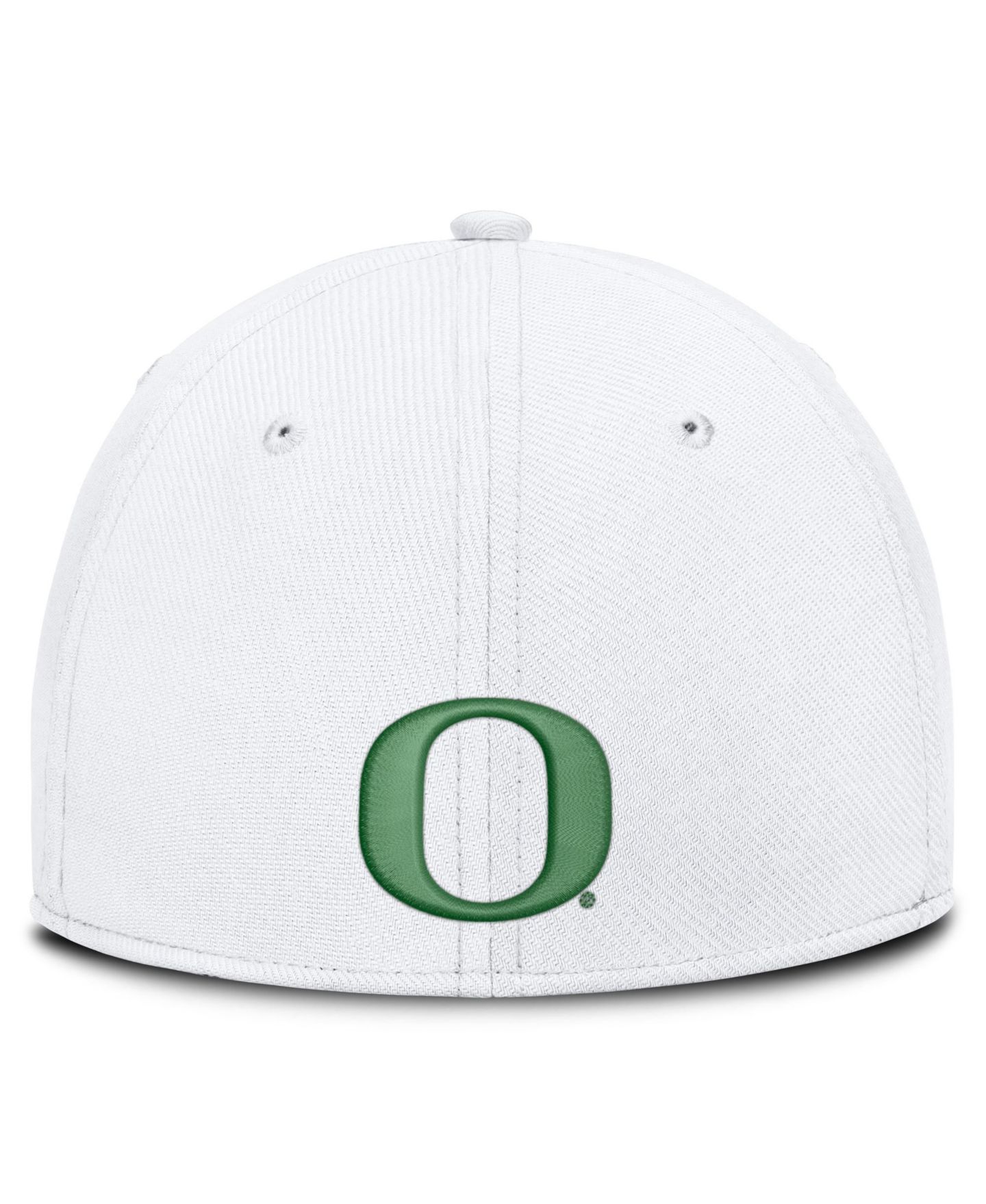 Мужской головной убор Nike White Oregon Ducks Game Day Rise Swooshflex Hat — фото 2