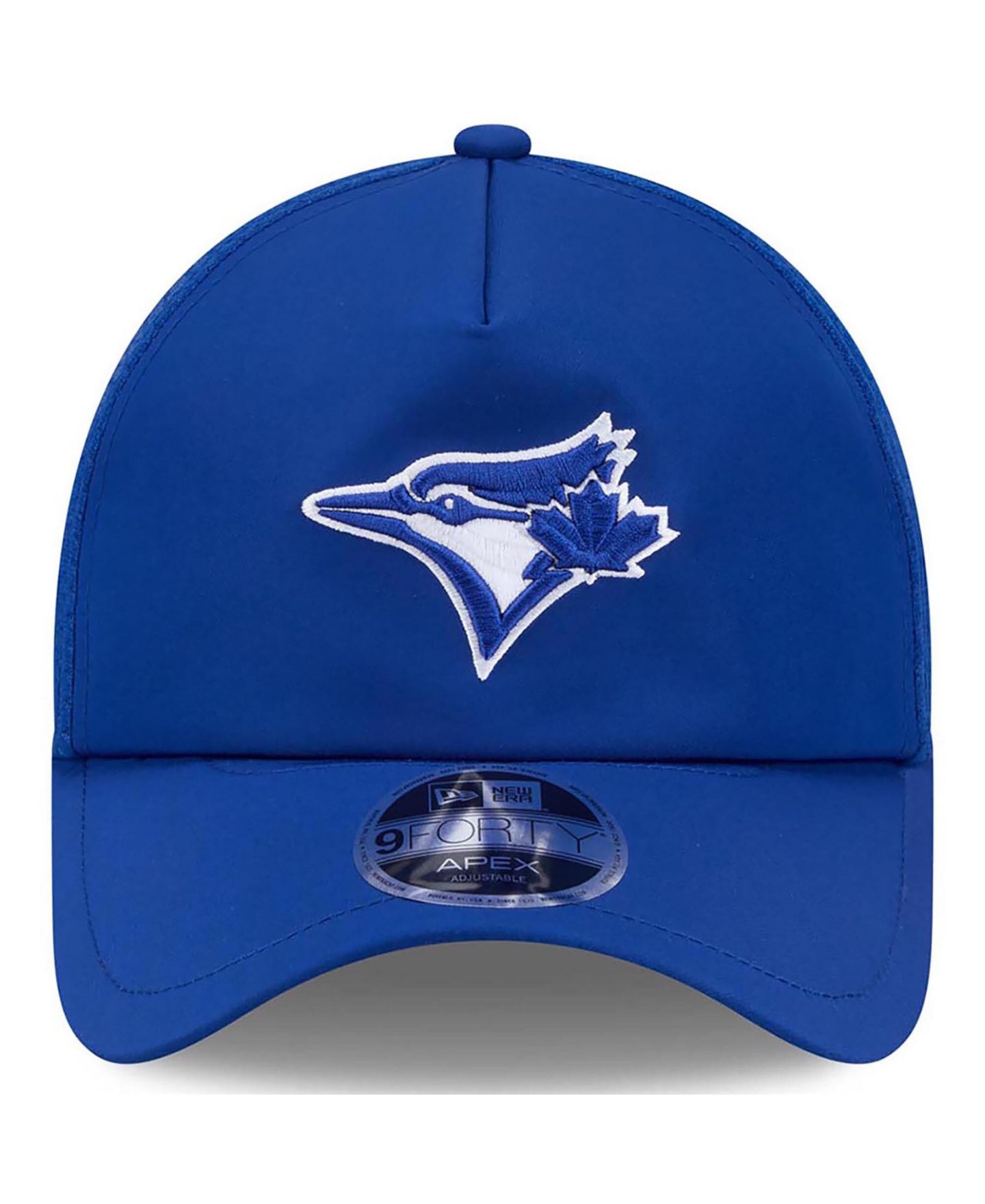 Мужская кепка New Era Royal Toronto Blue Jays 2026 Batting Practice Apex 9FORTY Adjustable Trucker Hat — фото 5