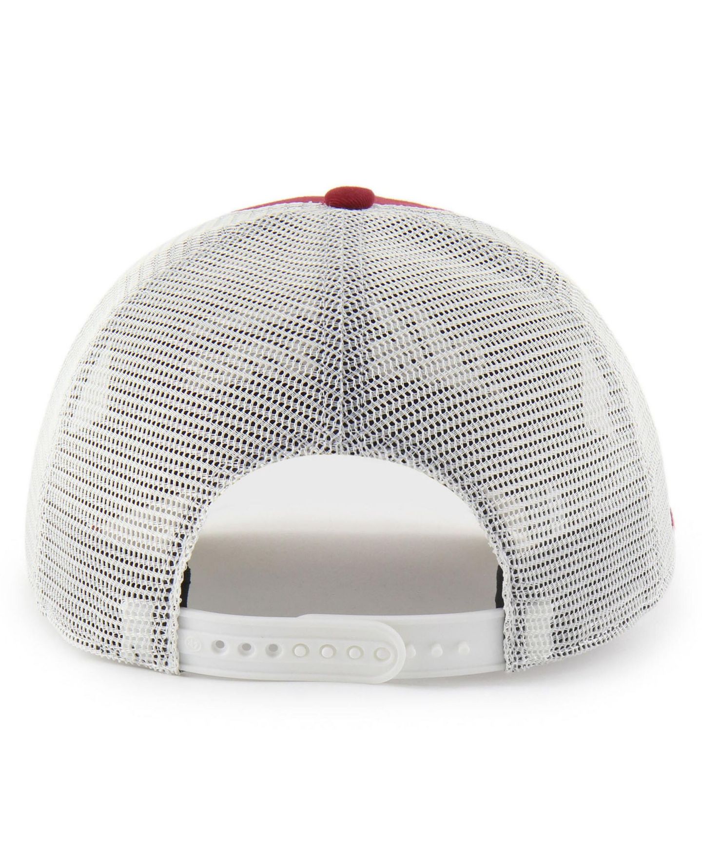 Кепка '47 Brand Cardinal Arkansas Razorbacks Contemporary Basics Foundation Trucker Hitch Adjustable Hat — фото 3