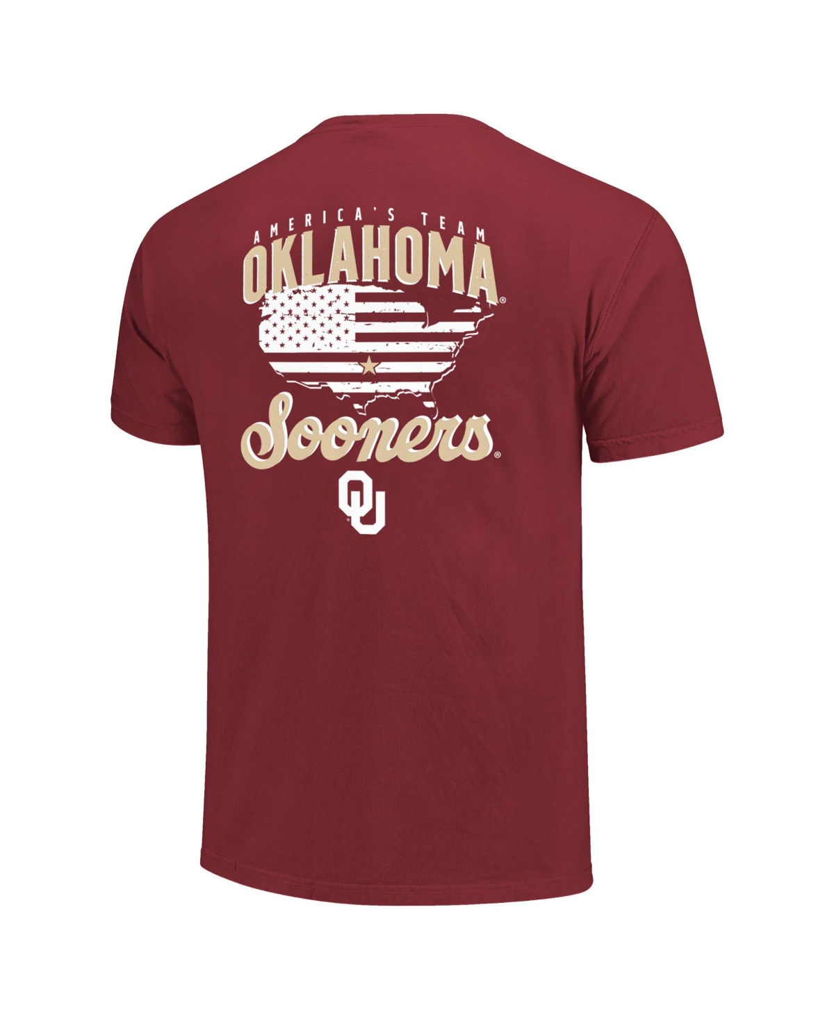 Image One Men's Crimson Oklahoma Sooners America's Team T-Shirt