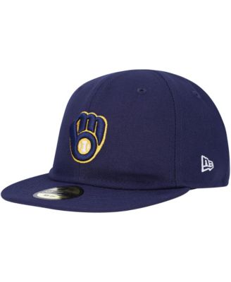 Baby Boys and Girls Navy Milwaukee Brewers My First 59FIFTY Fitted Hat