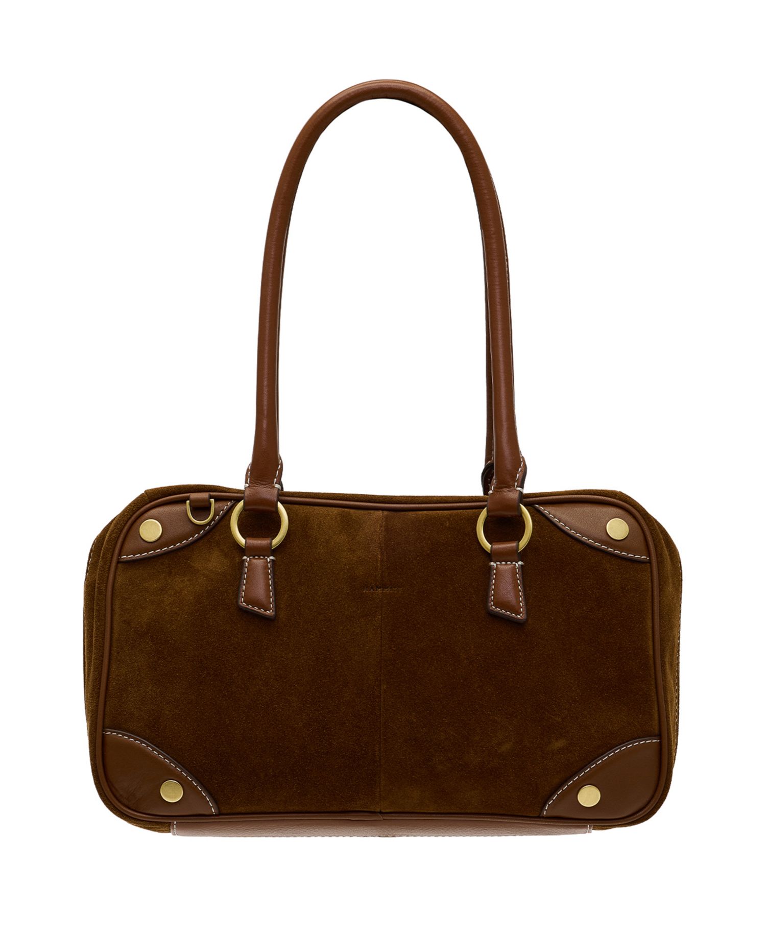 Meredith Suede Small Top Handle Shoulder Handbag