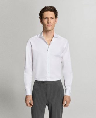 Men's Cotton Slim-Fit Dress Shirt