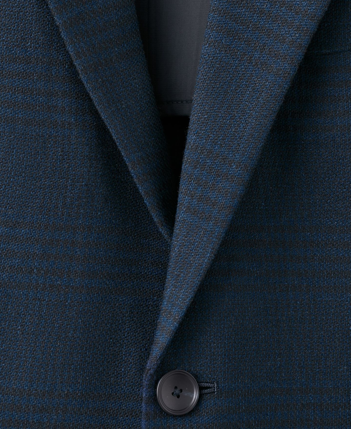 Мужской пиджак MANGO Slim-Fit Striped Linen-Cotton Suit Blazer, цвет: Тёмно-синий — фото 3
