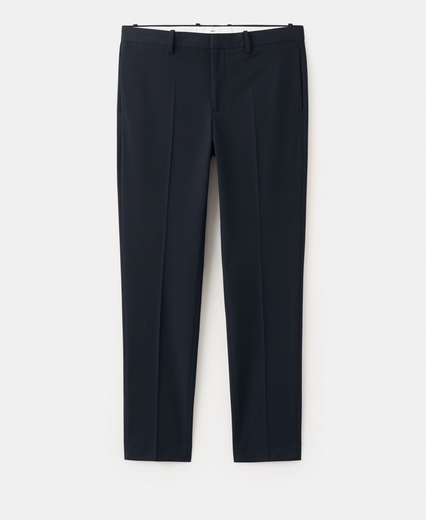 Мужские брюки MANGO Milan Slim-Fit Suit, цвет: Тёмный тёмно-синий — фото 2