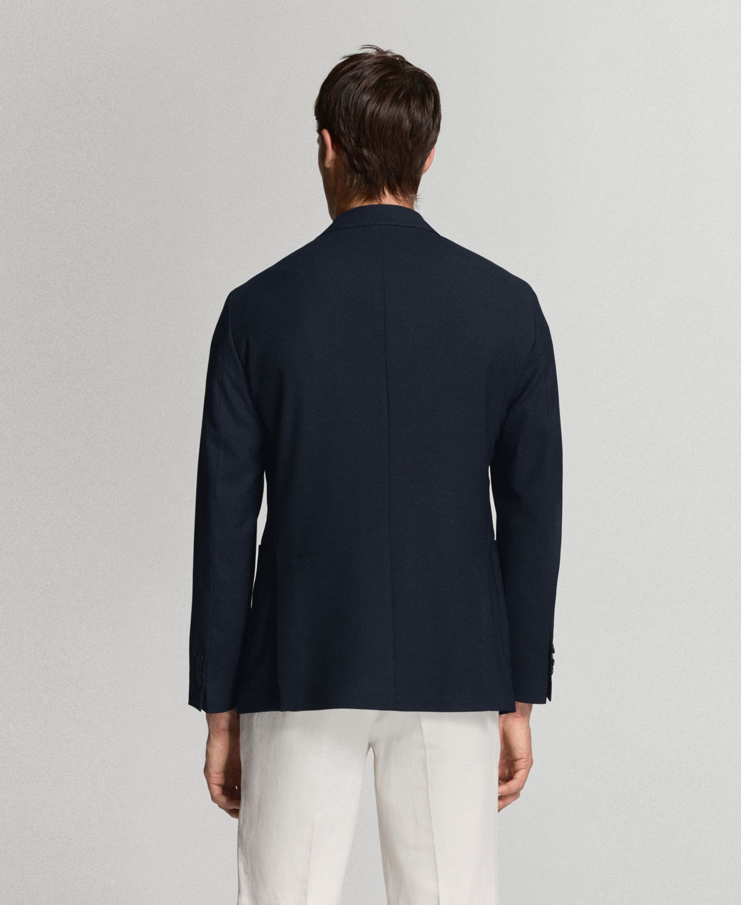 Мужской пиджак MANGO Pockets Slim-Fit Blazer, цвет: Тёмно-синий — фото 6