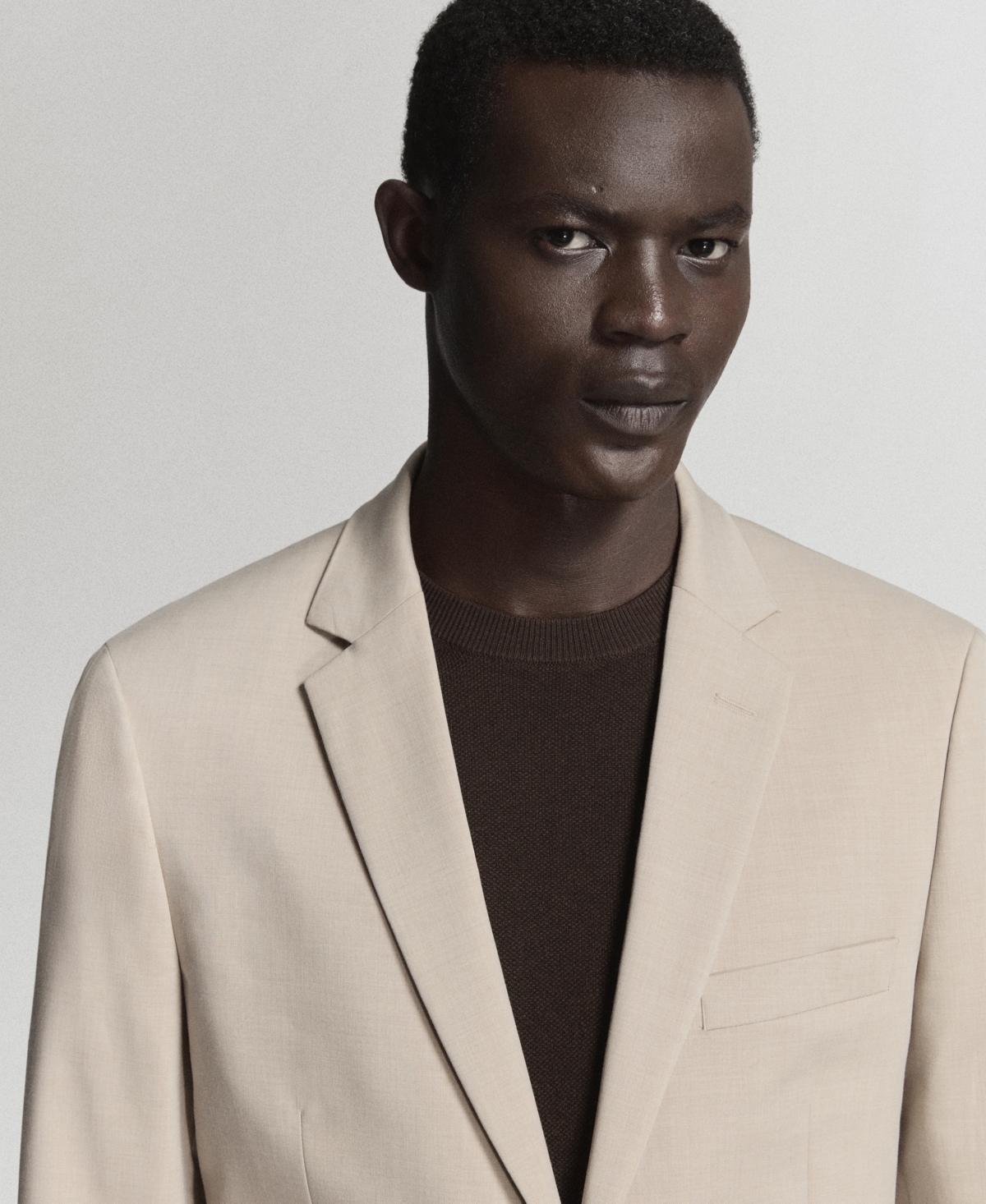Mango Men's Super Slim-Fit Stretch Fabric Suit Jacket