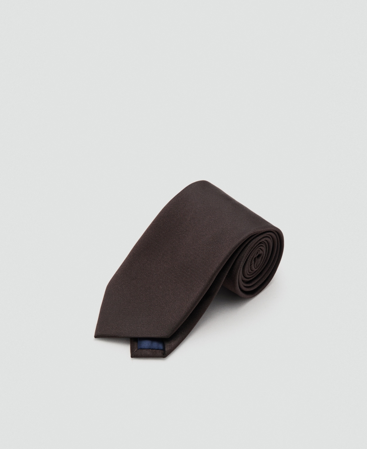 Mango Men's Plain Silk Tie