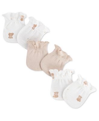 Baby Girls' Babywear Mittens, 3-Pack
