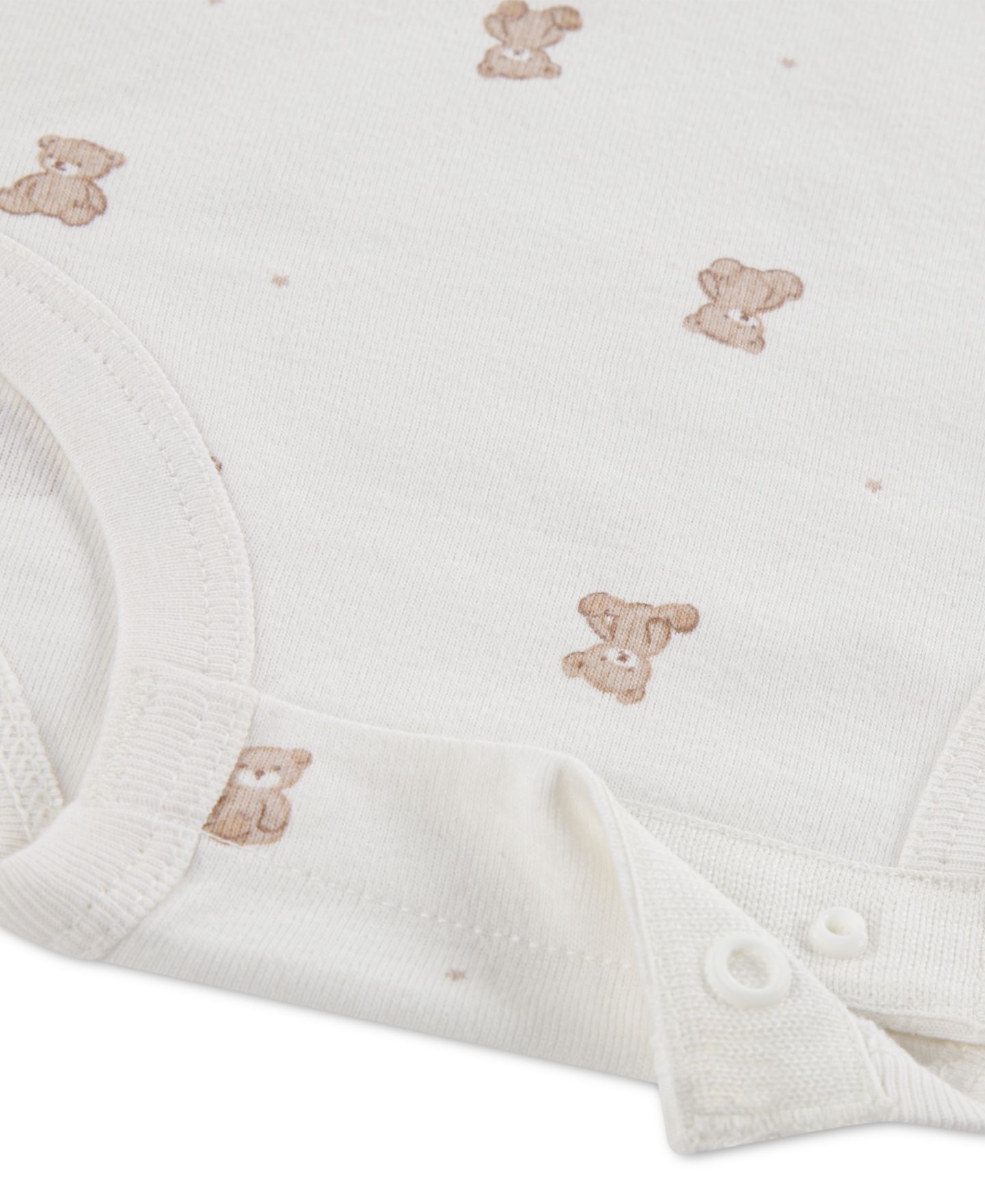 Боди Babywear, короткий рукав, 3 шт. — Huggies, цвет: Песочный меланжевый — фото 4