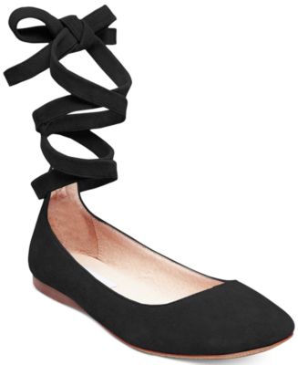 Steve madden tie deals up flats