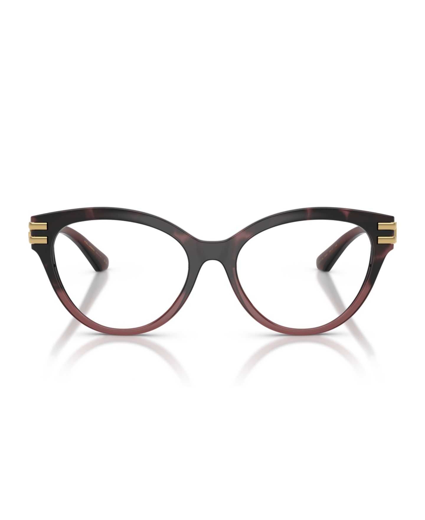 Женские очки Dolce&Gabbana Eyeglasses, DG5116, цвет: Бордовый гавана градиентный — фото 2