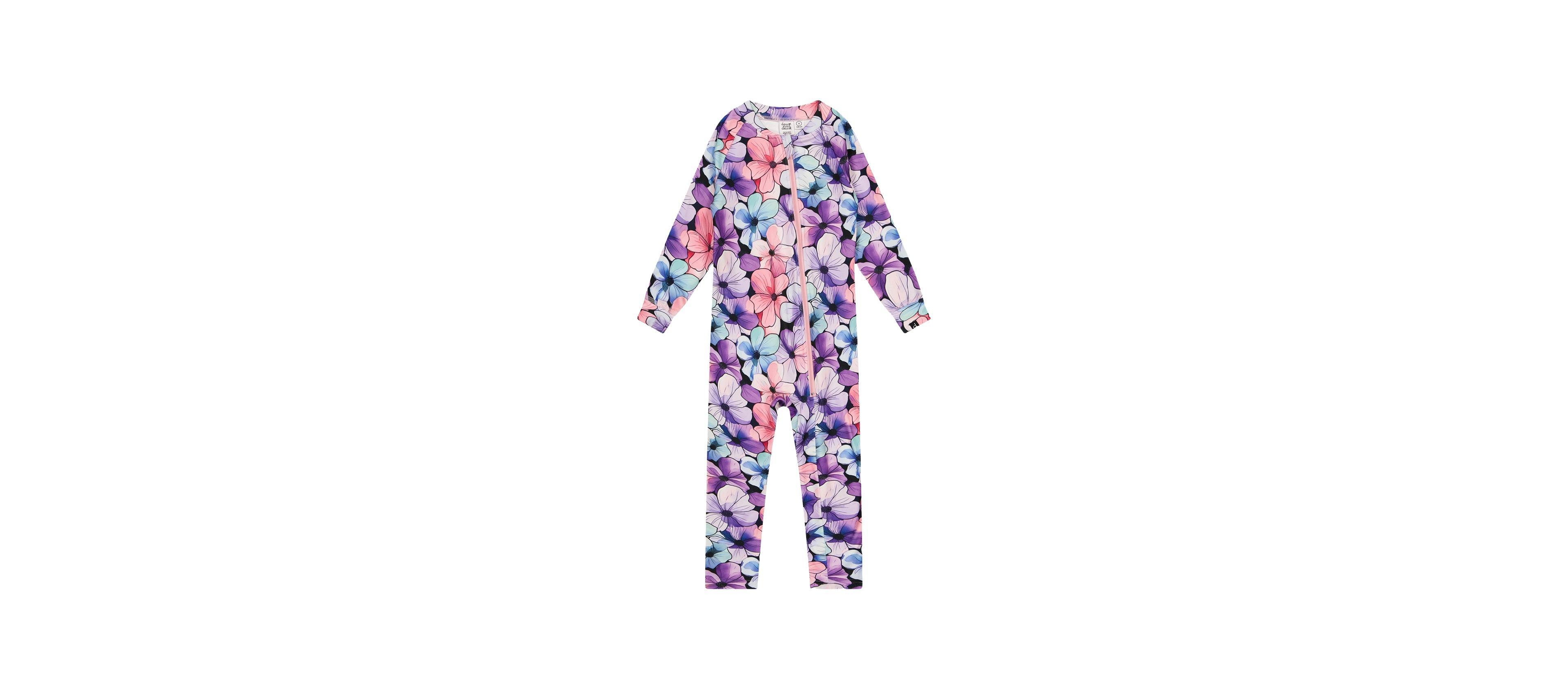 Deux par Baby Girl ( 6M to 24 M ) One Piece Thermal Underwear Floral Print