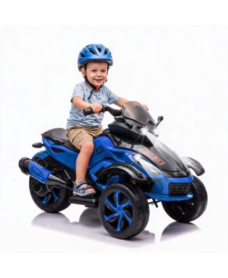 Dual Motor Electric Ride-On Car - Up to 4 MPH, Music and Colorful Lights, 66 lbs Capacity, Outdoor Vehicle Toy for Ages 3-6