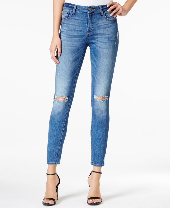 M1858 Kristen Ripped Amalia Wash Ankle Skinny Jeans, Created for Macy's ...