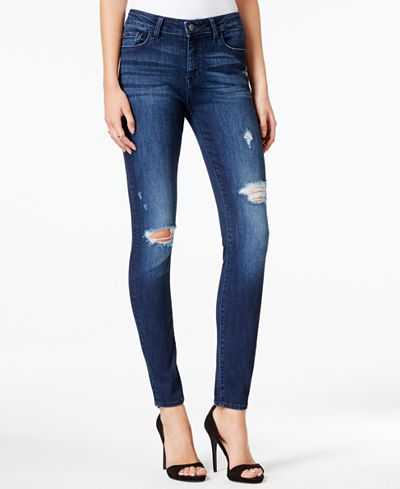 M1858 Kristen Ripped Ballard Wash Skinny Jeans, Only at Macy's