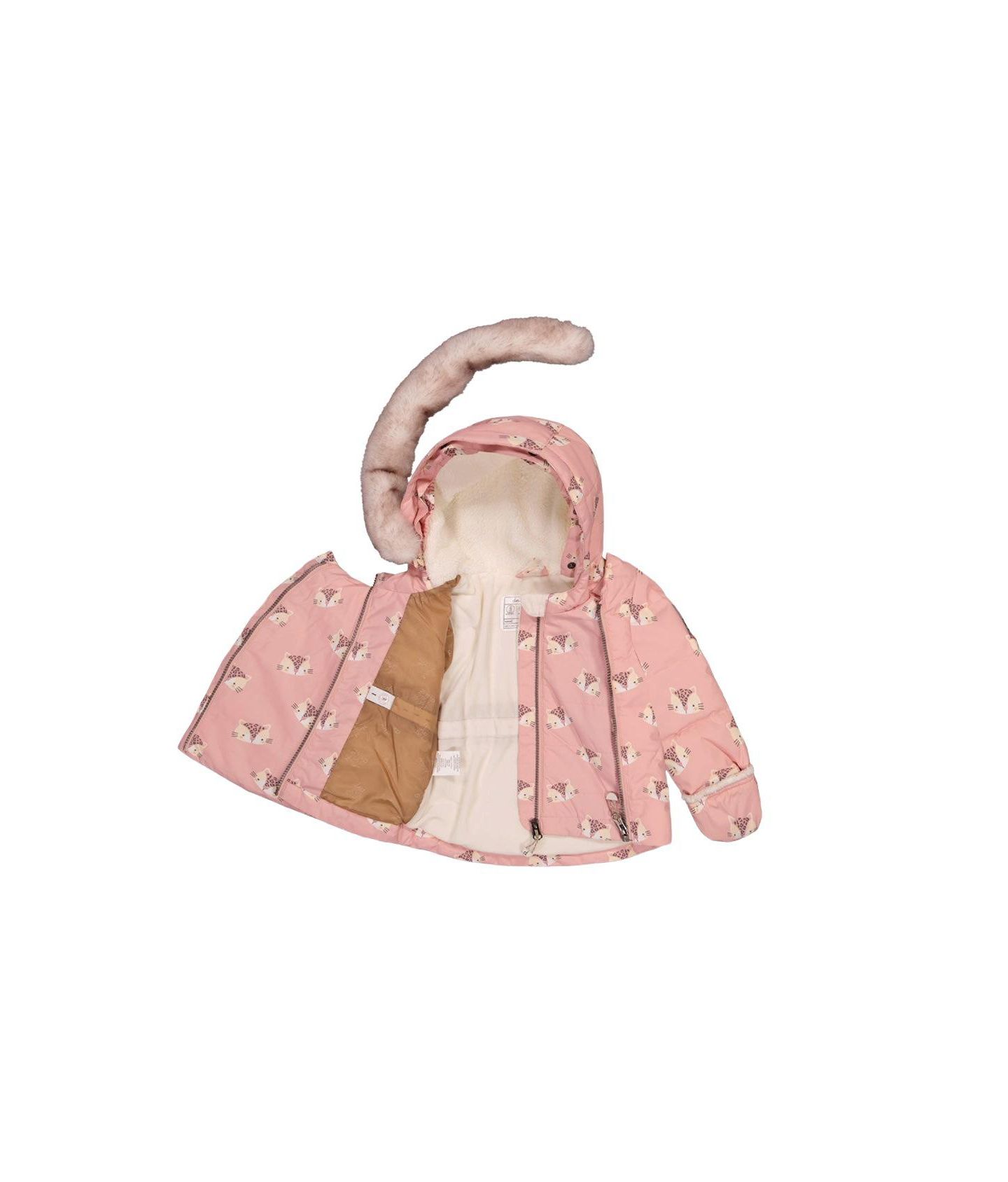 Комплекты Deux par Deux Two-Piece Snowsuit Rose Leopard Print для девочек-малышей, цвет: Розовый леопардовый с принтом — фото 7