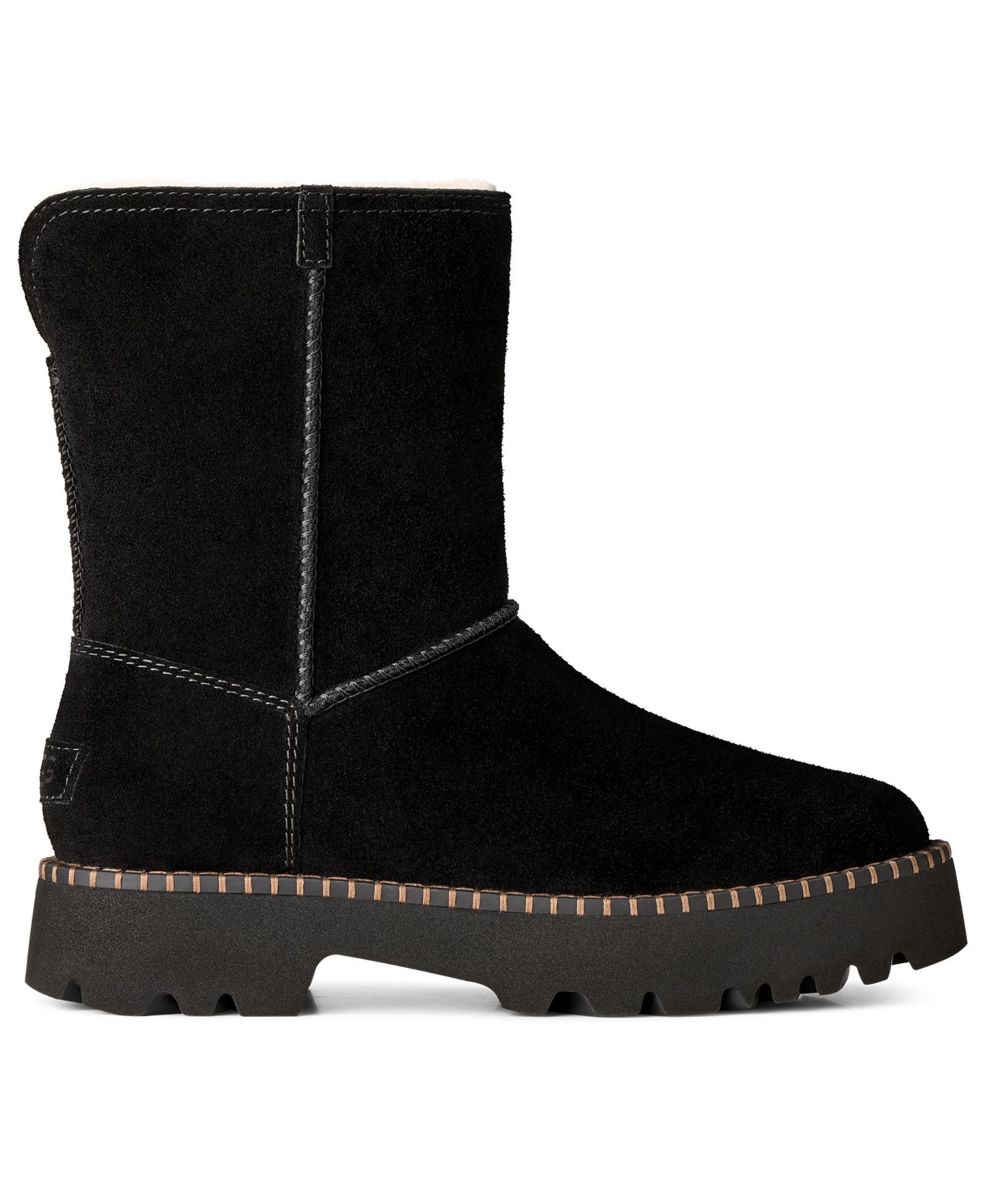 Женские ботинки UGG® Uptowner Round Toe Short Booties, цвет: Чёрный — фото 2
