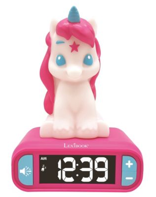 , Unicorn Digital Alarm Clock for kids with Night Light, Snooze, Childrens Clock, Luminous Unicorn, RL800UNI