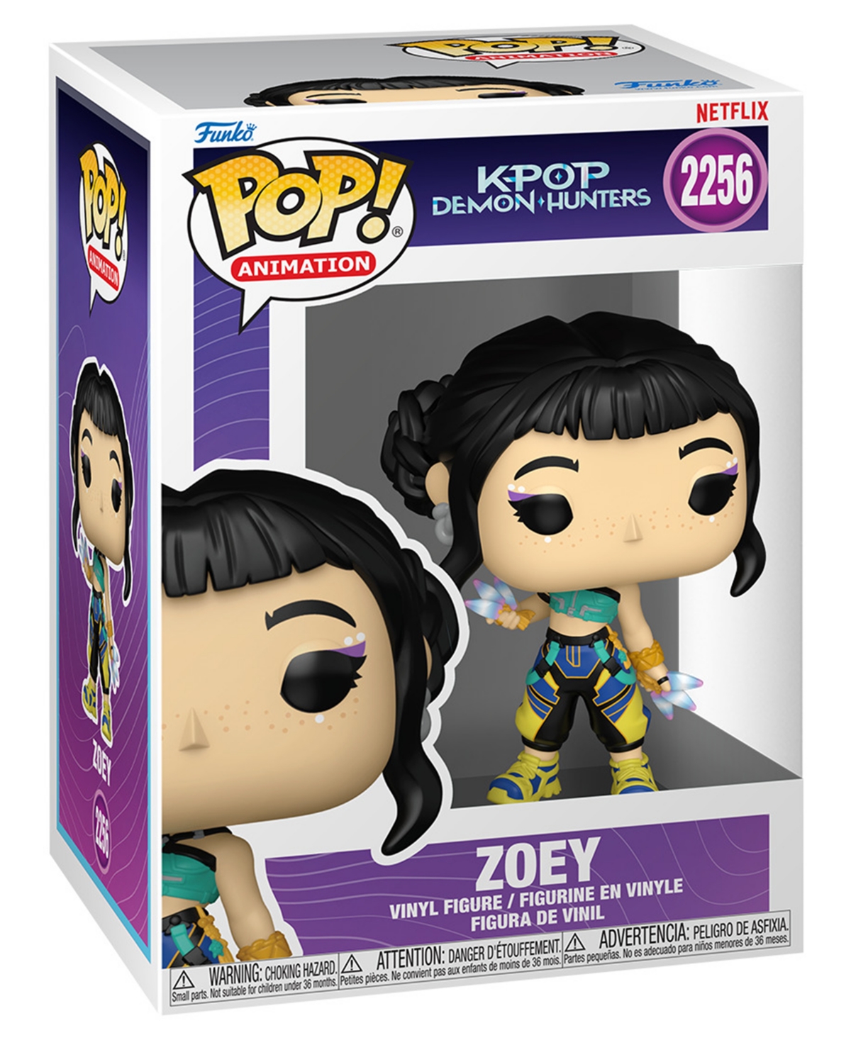 Funko Pop Animation: Kpop Demon Hunters Zoey Toy, Ages 3+