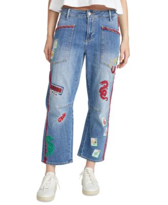 Women's Barbara Barrel Mahjong High-Rise Ankle Jean
