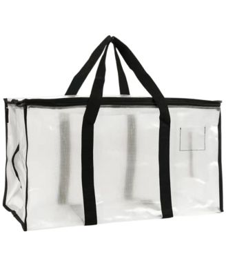 15x27x13 Inch Lockable Zipper Storage Bag For Camping Travel Moving Dorm