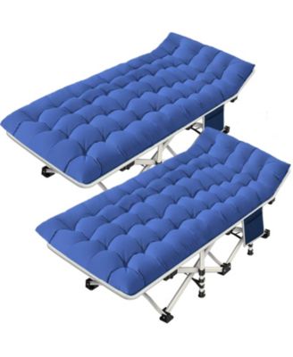 2 Pack Camping Bed Folding Mattress Carry Bag Adults Guest Outdoor Indoor Home