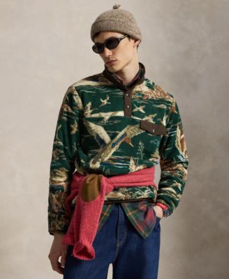 Men's Duck-Print Brushed Fleece Sweatshirt