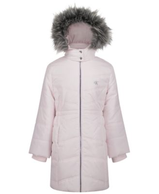 Girls' 4-6X Aerial Hooded Puffer Jacket