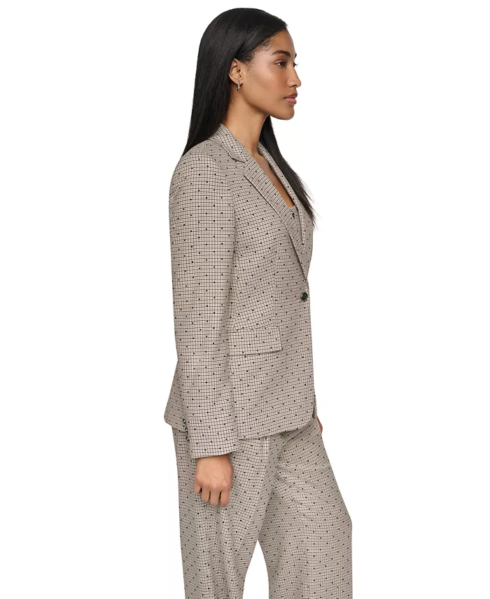 Women's Embellished Houndstooth Blazer, Regular & Petite - thumbnail 10