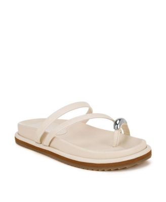 Carine Flipper Faux Leather Strappy Slip Ons