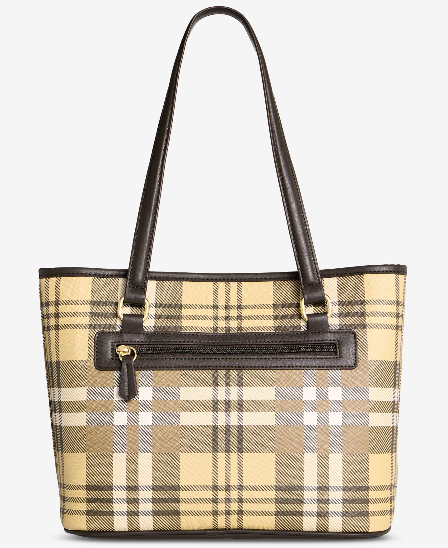 Женская сумка Giani Bernini Belted Monogram Straw Tulip, цвет: Клетчатый — фото 2