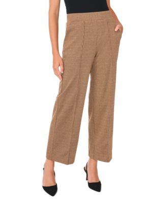 Women's Pull-On Pintuck Wide-Leg Pants