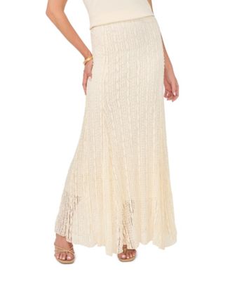 Women's Knit Godet Maxi Skirt