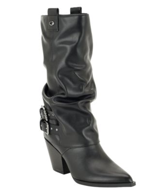 Women's Nianna Western Mid Calf Fold Over Boot
