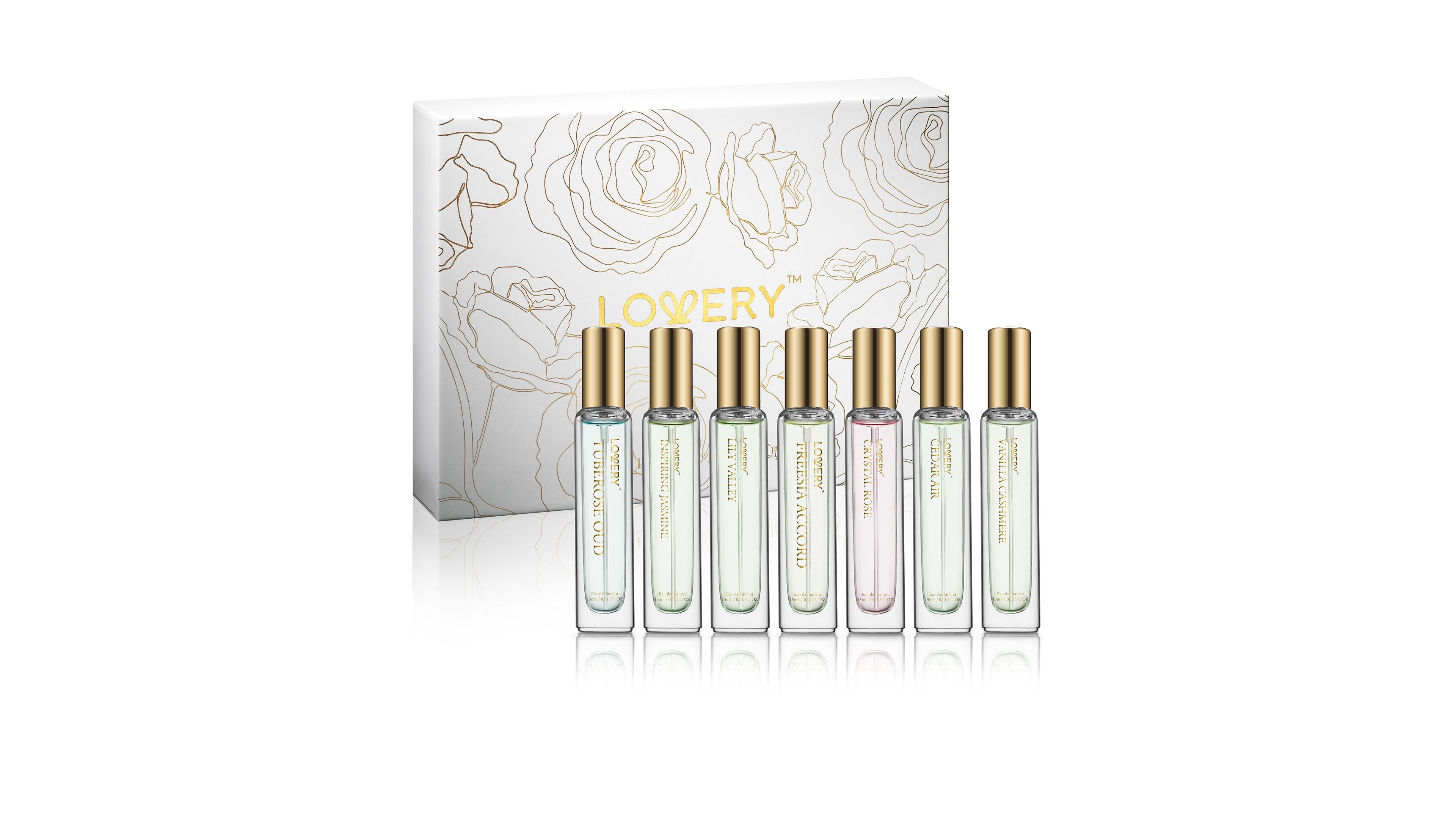 Lovery 14-Piece Eau de Parfum Gift Set with Perfume Pouches