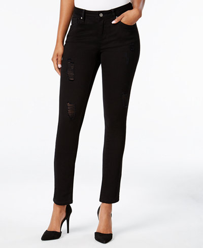 Earl Jeans Ripped Black Wash Skinny Jeans