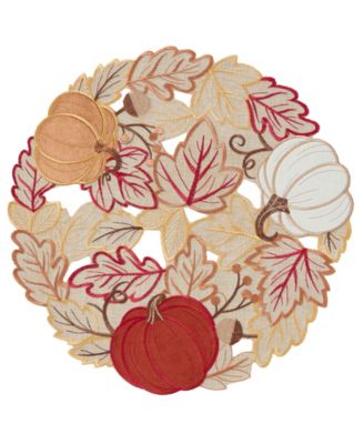 Pumpkin Picking Round Placemat, 15"